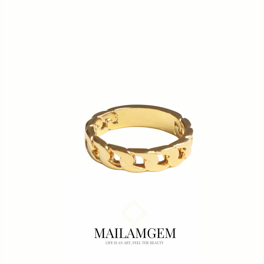 18K Gold Plated Index Finger Ring 