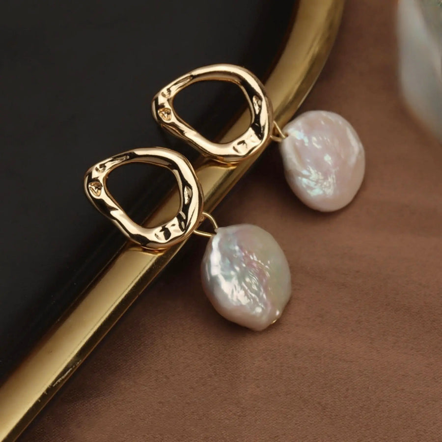 Baroque Freshwater Pearl Earrings