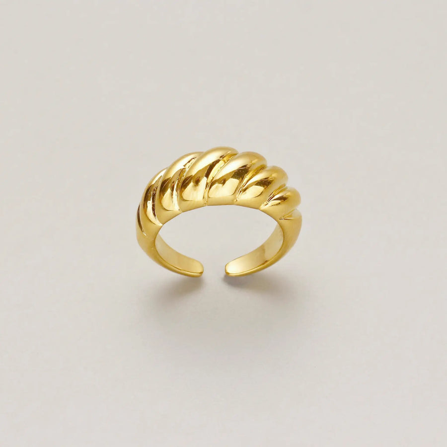 Curved Twill Twist Ring