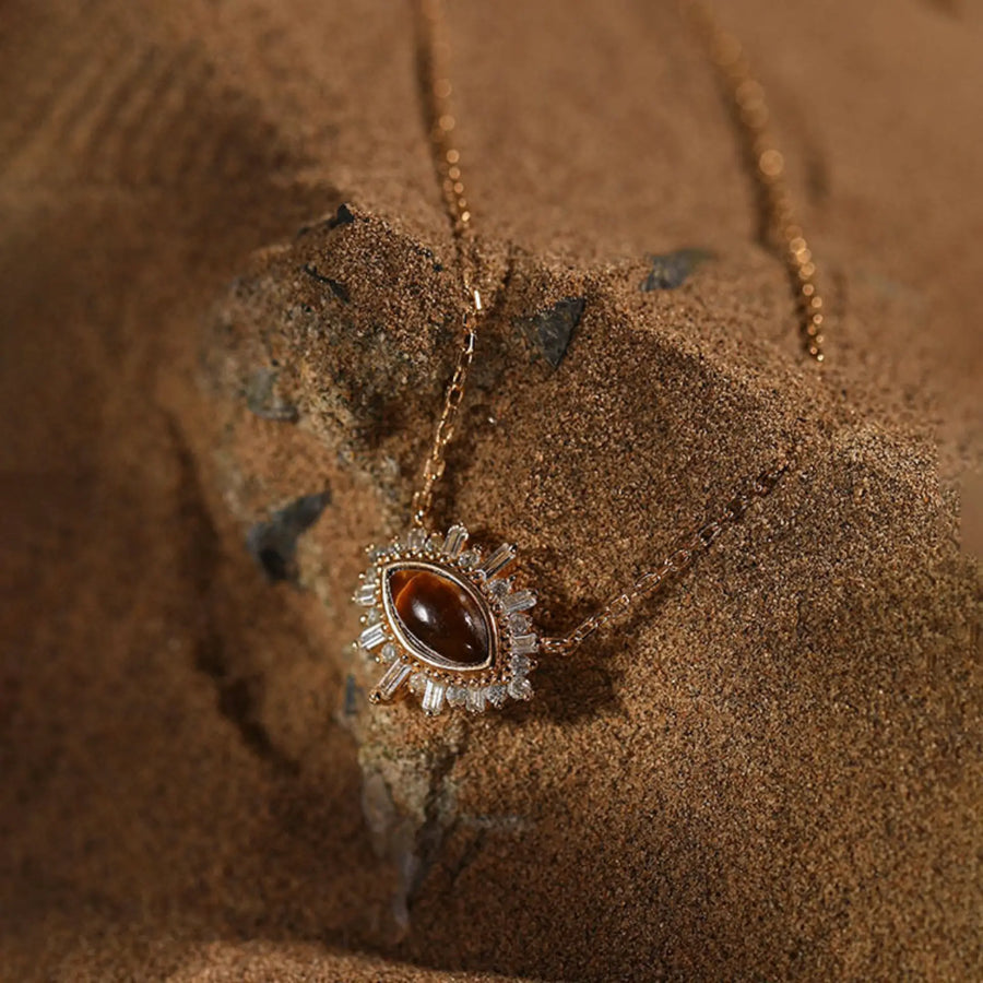 Desert Eye 18K Gold Plated Necklace