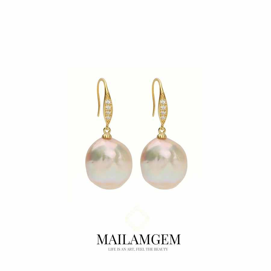 Baroque Pearl Drop Earrings