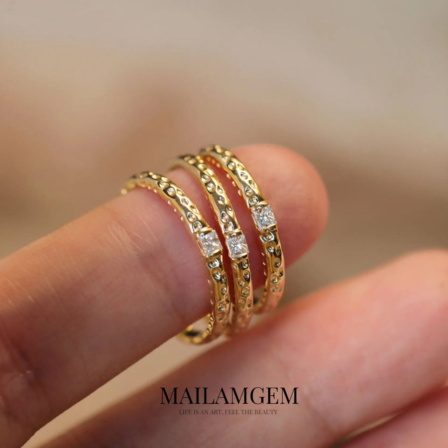 Gold Plated S925 Sterling Silver Ring