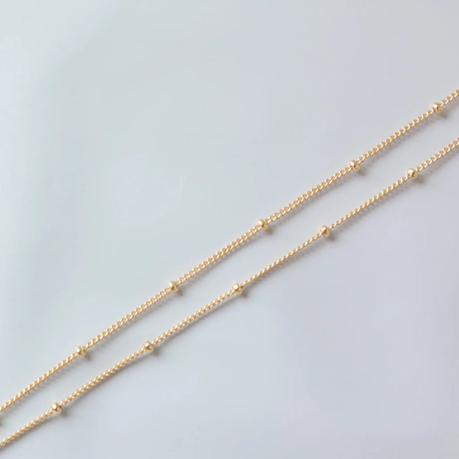18K Gold Plated 925 Silver Chain