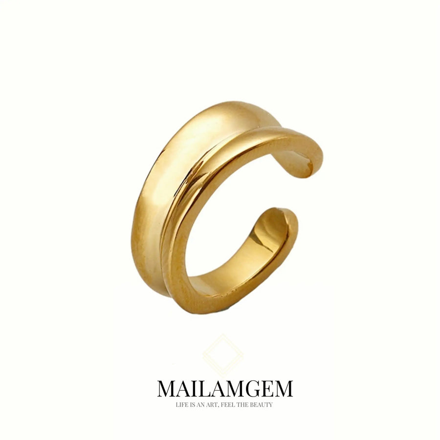 Irregular Concave Ring - MAILAMGEM