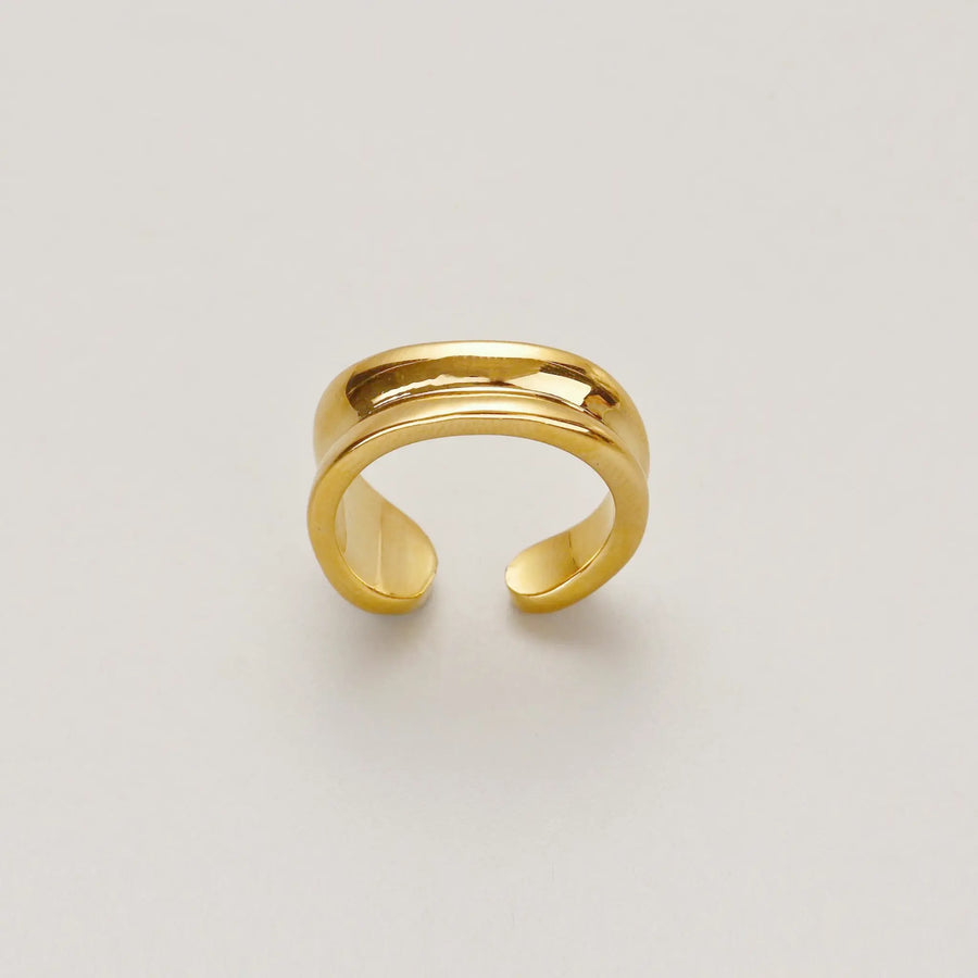 Irregular Concave Ring