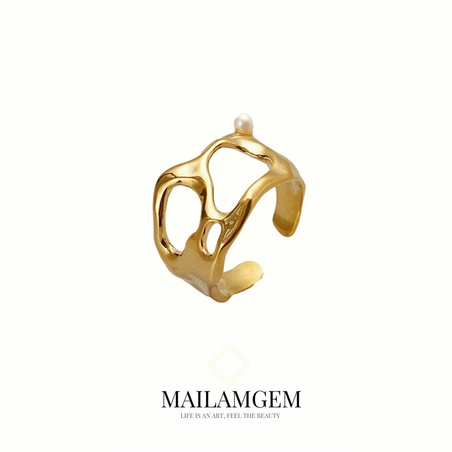 Irregular Pearl Ring - MAILAMGEM