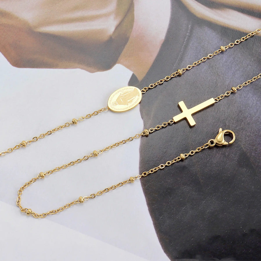 S925 Cross Necklace