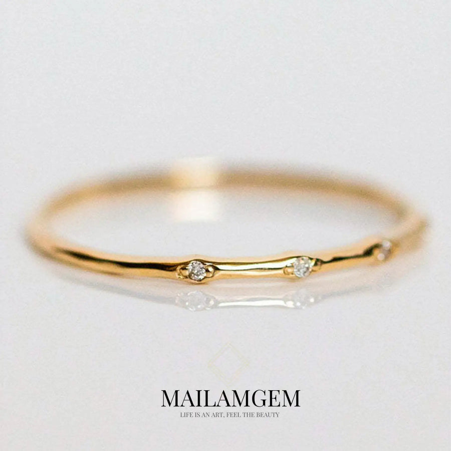 Tiny 925 Sterling Silver Ring - MAILAMGEM