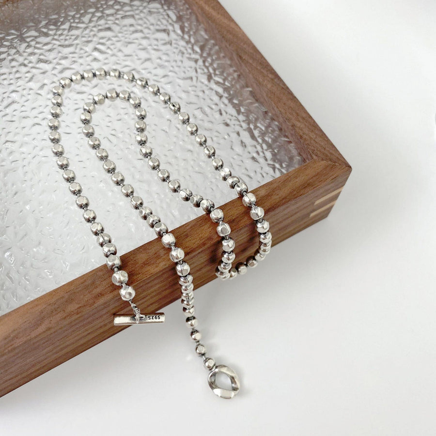 S925 Sterling Silver OT Necklace - MAILAMGEM